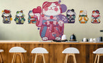 Papier peint mural Chats en Kimono - Vignette | Mr Papier Peint