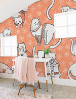 Papier peint mural Chats en Pulls - Vignette | Mr Papier Peint