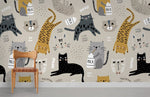 Papier Peint Mural Chats Laitiers - Vignette | Mr Papier Peint