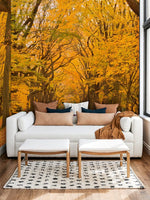 Papier peint mural Chemin d'automne - Vignette | Mr Papier Peint