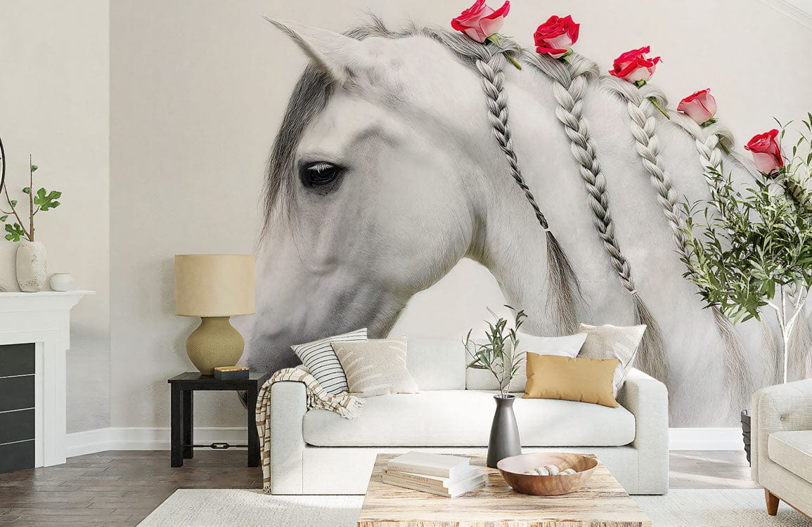 Tapisserie Murale Vintage Chasse à Cheval - 24 X 32 Pouces - Signée Corono Decor - Occasion