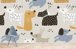 Papier peint mural Chien Cartoon de 80 caractères max - Vignette | Mr Papier Peint