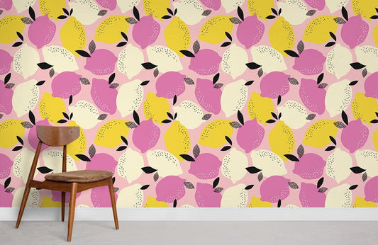 Papier peint mural Citron Coloré - Le meilleur Papier peint panoramique Sur mesure