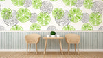 Éclat d’été avec papier peint mural citron vert rafraîchissant - Vignette | Mr Papier Peint