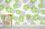 Éclat d’été avec papier peint mural citron vert rafraîchissant - Vignette | Mr Papier Peint