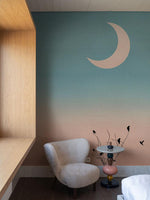 Papier peint mural Clair de Lune Ombré ambiance rêveuse et mystérieuse - Vignette | Mr Papier Peint