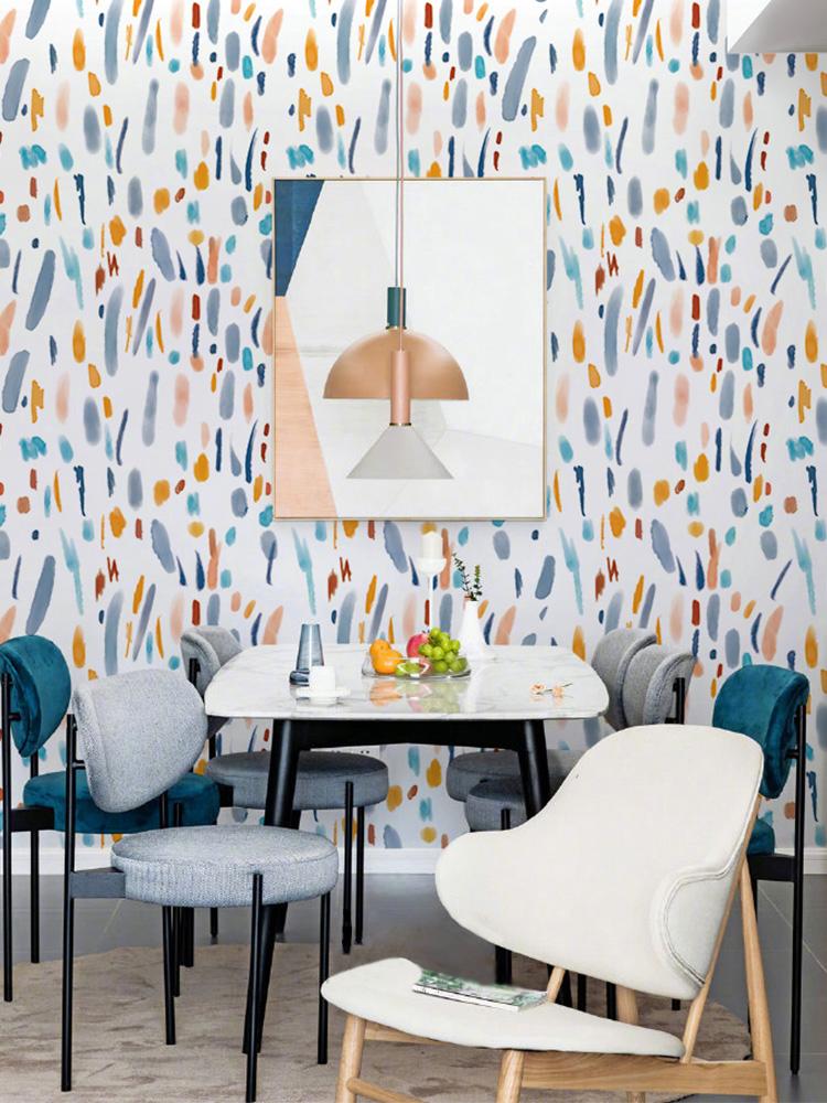 Papier peint mural coloré Doodle - Le meilleur Papier peint panoramique Sur mesure