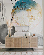 Papier peint mural personnalisé Éclat moderne pour salon contemporain - Vignette | Mr Papier Peint