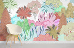 Évasion Exotique avec Papier Peint Mural Tropical Coloré - Vignette | Mr Papier Peint