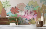 Évasion Exotique avec Papier Peint Mural Tropical Coloré - Vignette | Mr Papier Peint