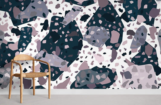 Papier peint mural Colourful Terrazzo III - Le meilleur Papier peint panoramique Sur mesure