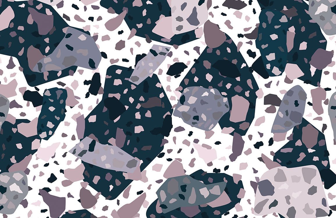 Papier peint mural Colourful Terrazzo III - Le meilleur Papier peint panoramique Sur mesure