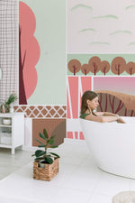 Papier peint mural Combinaison Géométrique éclat d’ivoire et d’art - Vignette | Mr Papier Peint