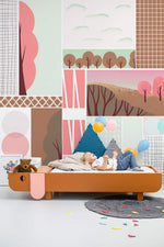 Papier peint mural Combinaison Géométrique éclat d’ivoire et d’art - Vignette | Mr Papier Peint
