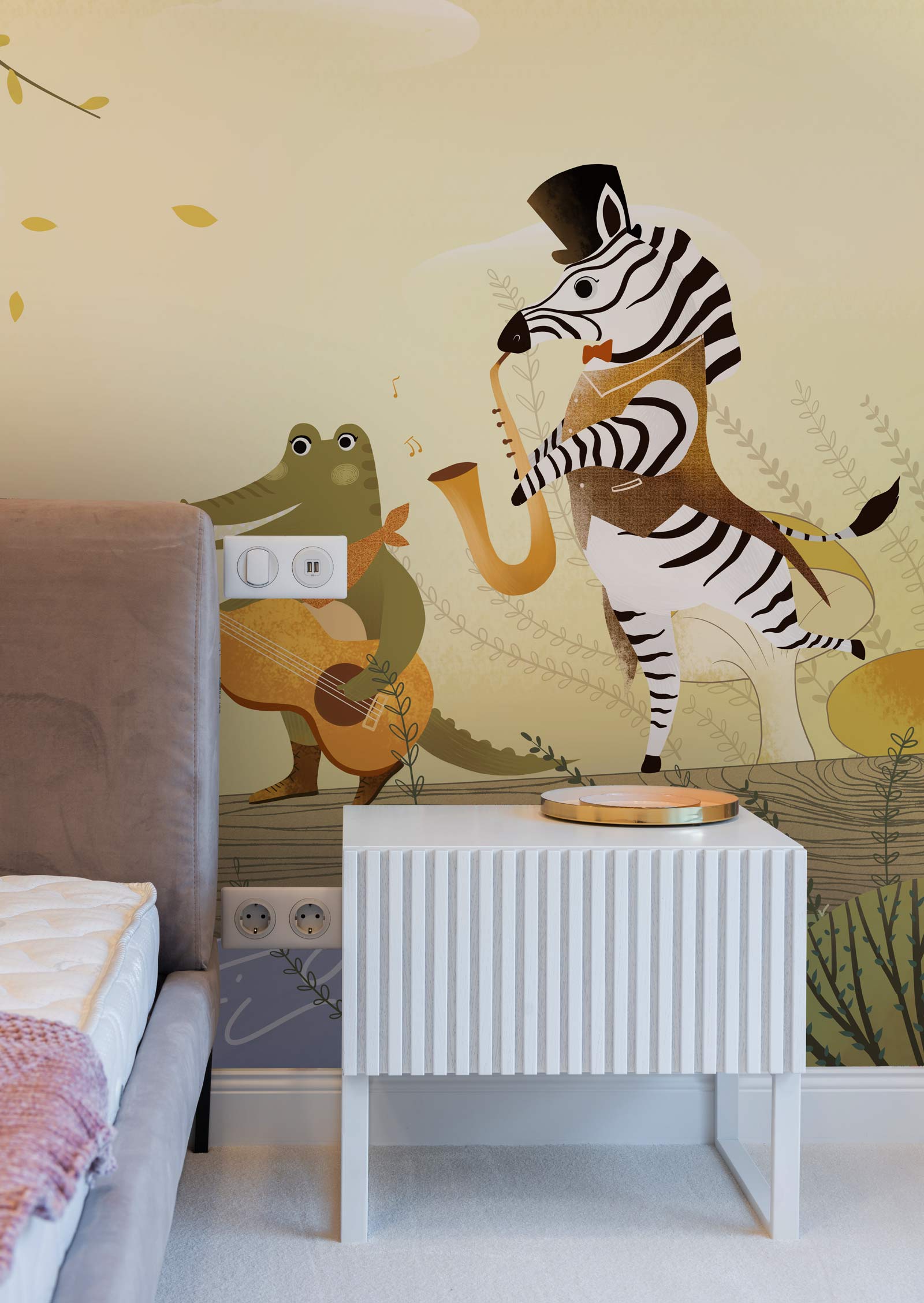 Papier Peint Mural Concert Animal II - Le meilleur Papier peint panoramique Sur mesure