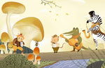 Papier peint mural Concert Animal la symphonie des espèces - Vignette | Mr Papier Peint