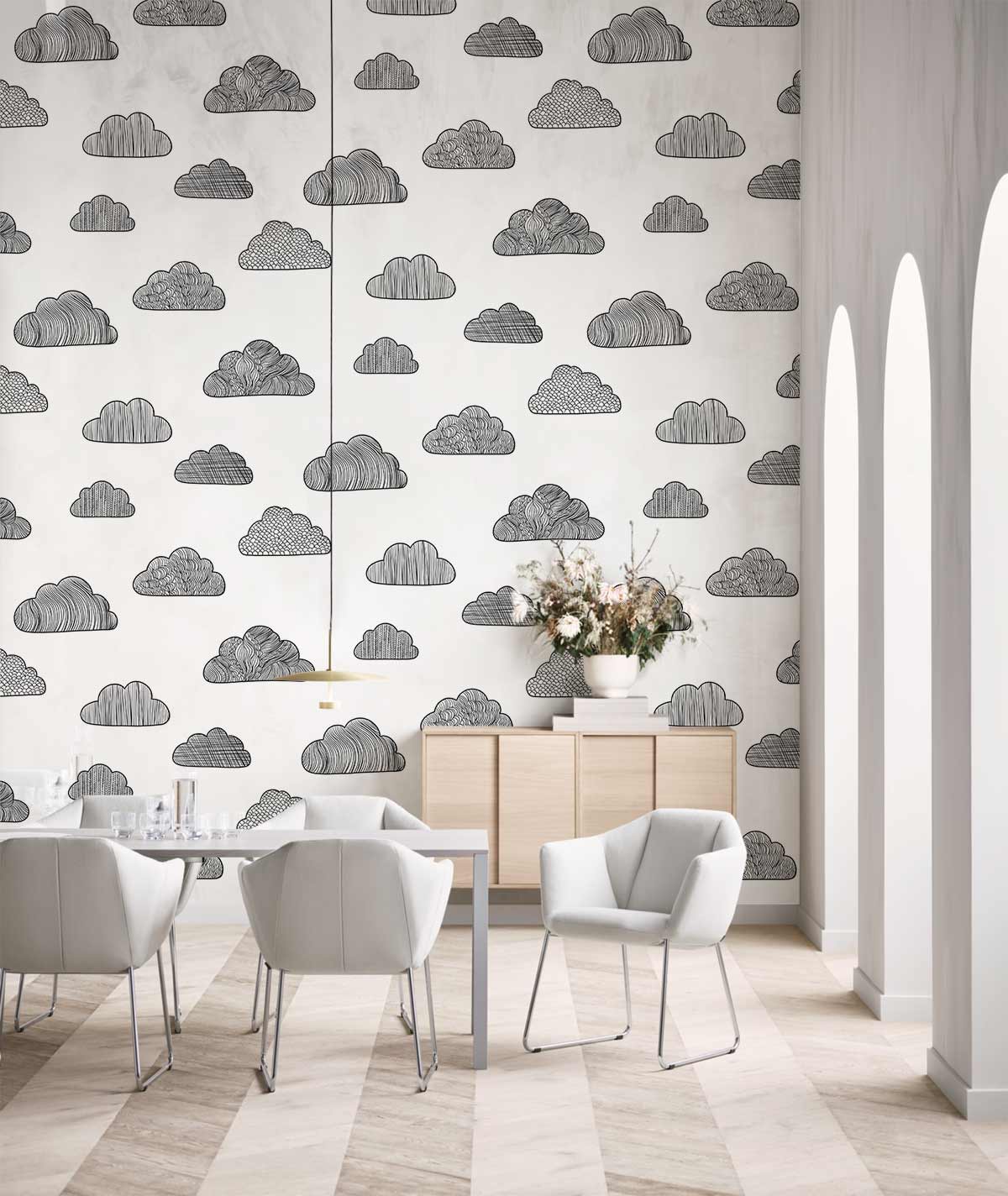 Papier peint mural Conversation autour du pain - Le meilleur Papier peint panoramique Sur mesure