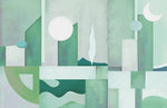 Papier peint mural Cool Geometric III peinture murale géométrique moderne - Vignette | Mr Papier Peint