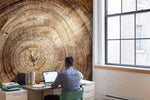 Papier peint mural Crack Wood II œuvre d’art inspirée par la nature - Vignette | Mr Papier Peint