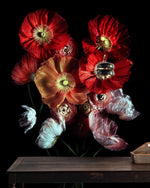 Élégance florale avec papier peint mural crème de pavot - Vignette | Mr Papier Peint
