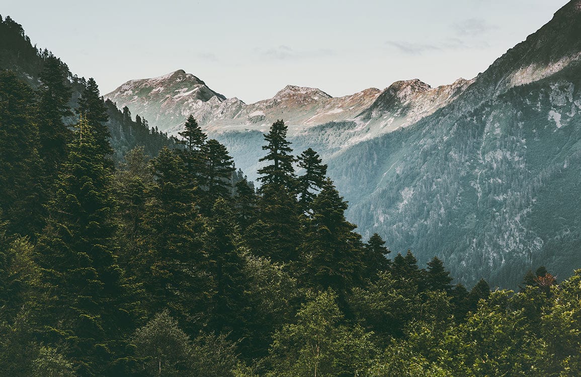 Papier peint mural Crête montagneuse - Le meilleur Papier peint panoramique Sur mesure