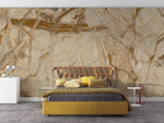 Papier Peint Mural Cristal Orange et Marron Éclat Naturel - Vignette | Mr Papier Peint