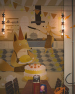 Éclat animalier en cuisine avec notre papier peint mural coloré - Vignette | Mr Papier Peint