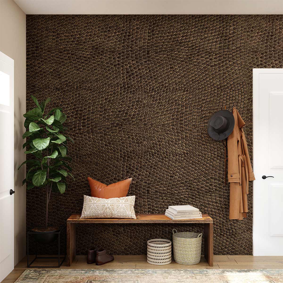 Papier Peint Mural Cuticule Animale - Le meilleur Papier peint panoramique Sur mesure