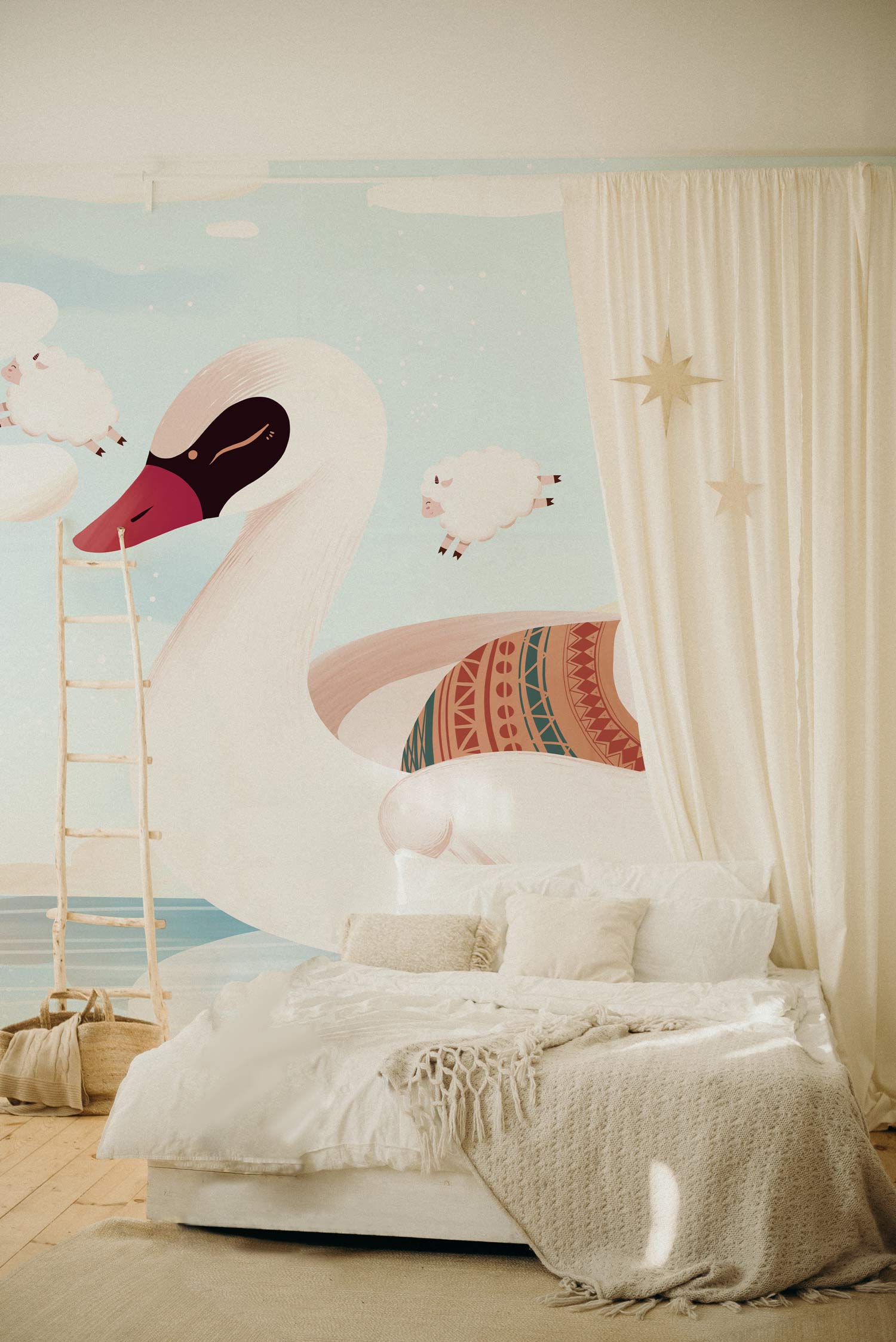 Papier peint mural Cygne II - Le meilleur Papier peint panoramique Sur mesure