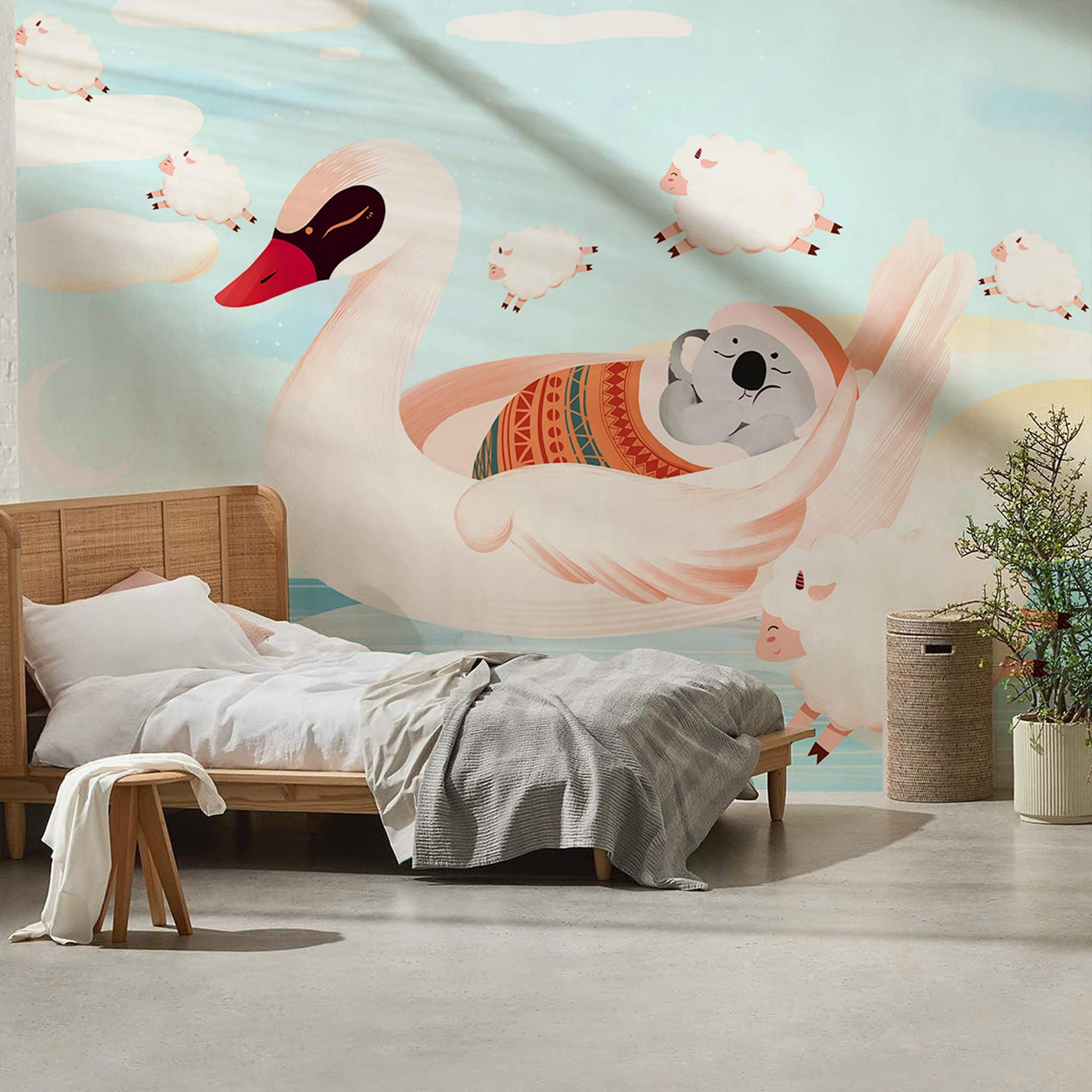 Papier peint mural Cygne II - Le meilleur Papier peint panoramique Sur mesure