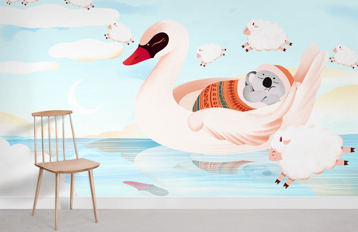 Papier peint mural Cygne II - Le meilleur Papier peint panoramique Sur mesure