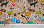 Papier peint mural animal mignon pour chambre d’enfant enchantée - Vignette | Mr Papier Peint