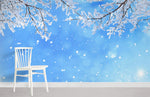 Papier Peint Mural Danse des Flocons de Neige - Vignette | Mr Papier Peint