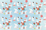 Papier peint mural Danse des Lapins - Vignette | Mr Papier Peint