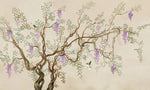 Murale Glycine Vintage Le Charme d’un Jardin Ancien en Papier Peint Mural - Vignette | Mr Papier Peint