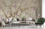 Murale Glycine Vintage Le Charme d’un Jardin Ancien en Papier Peint Mural - Vignette | Mr Papier Peint