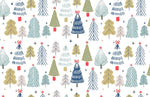 Évasion boisée avec papier peint mural d’arbres décorés - Vignette | Mr Papier Peint