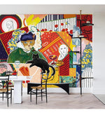 Papier peint mural d’art Graffiti éclatant pour murs vivants - Vignette | Mr Papier Peint