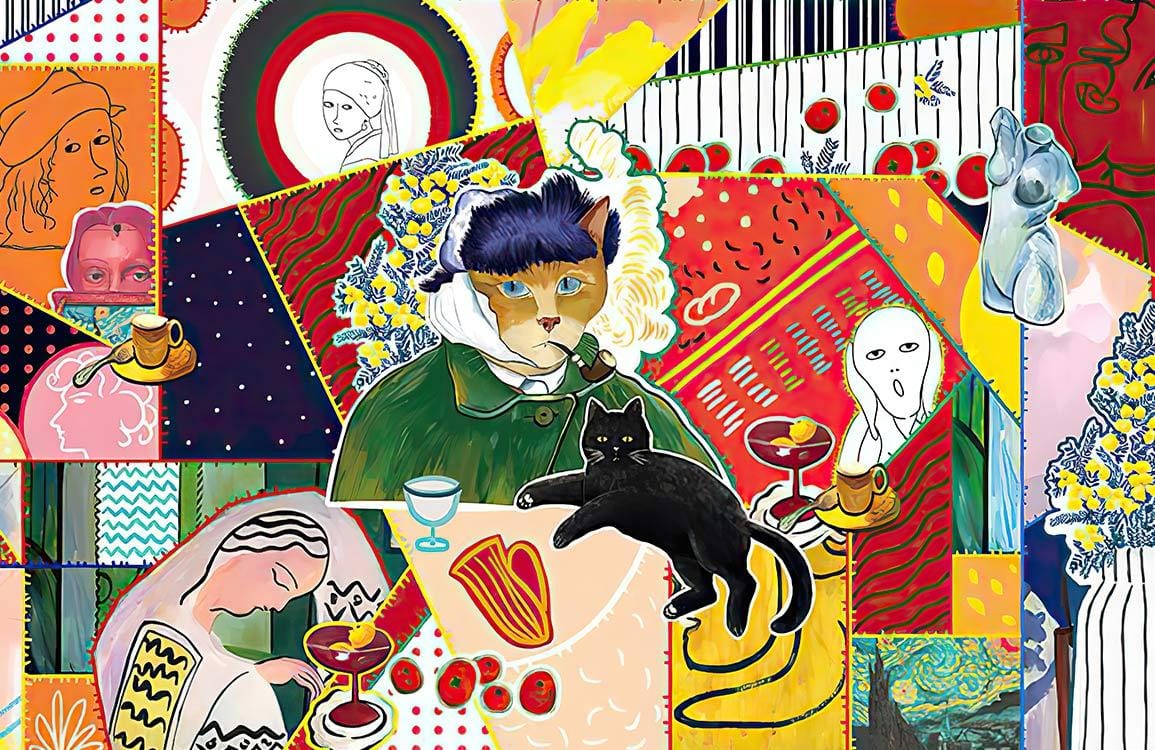 Papier peint mural d’art de graffiti - Le meilleur Papier peint panoramique Sur mesure