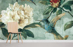 Papier peint mural d'art oiseau floral - Vignette | Mr Papier Peint