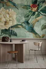 Papier peint mural d'art oiseau floral - Vignette | Mr Papier Peint