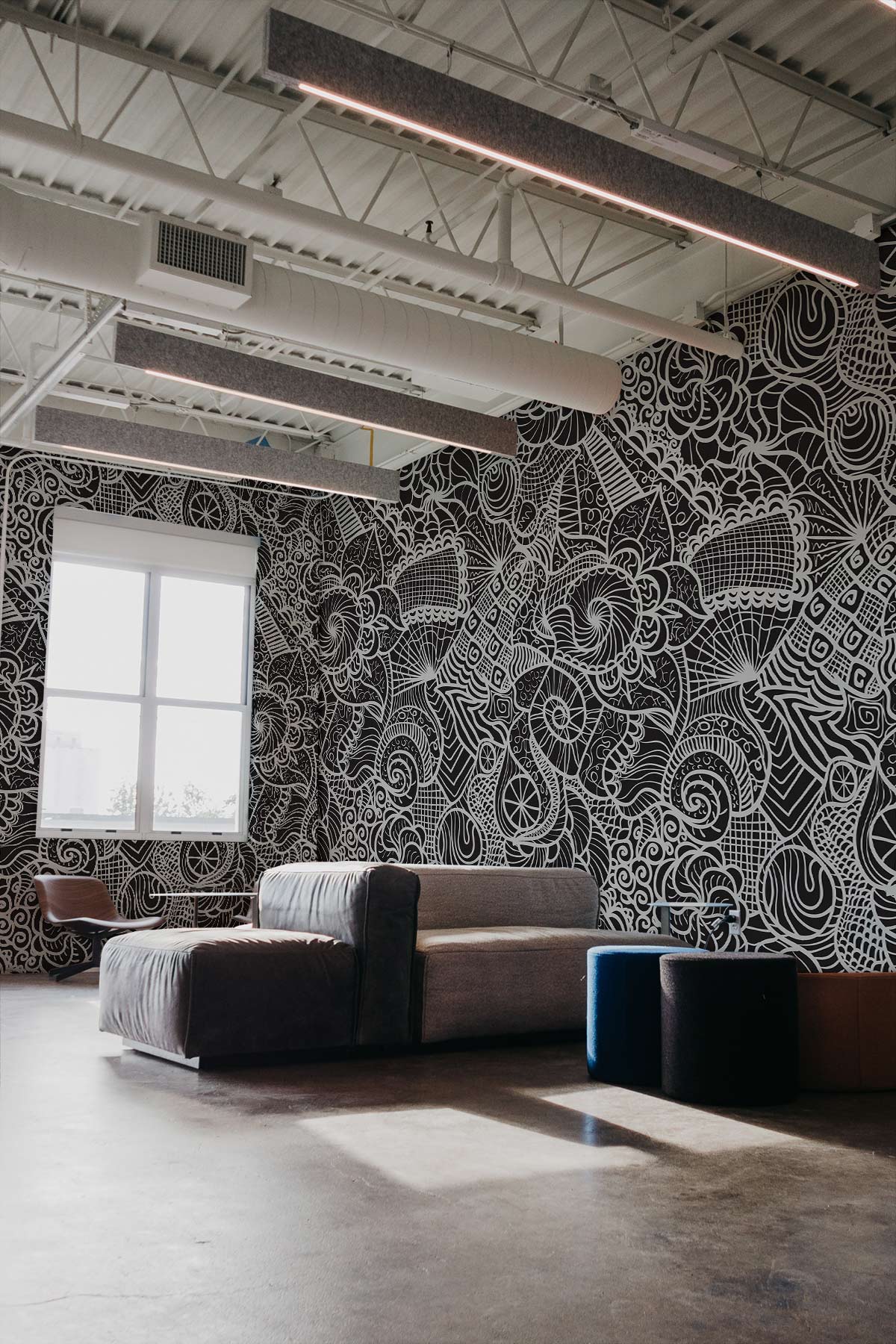 Papier peint mural d’art sombre - Le meilleur Papier peint panoramique Sur mesure