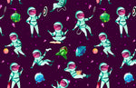 Papier peint mural d’astronaute voyage étoilé pour chambre d’enfant - Vignette | Mr Papier Peint