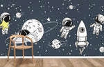 Papier peint mural astronaute et aliens pour un voyage intergalactique - Vignette | Mr Papier Peint