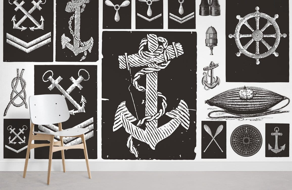 Papier peint mural d’aventure maritime - Le meilleur Papier peint panoramique Sur mesure