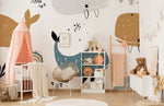 Papier peint mural de baleines mignonnes - Vignette | Mr Papier Peint