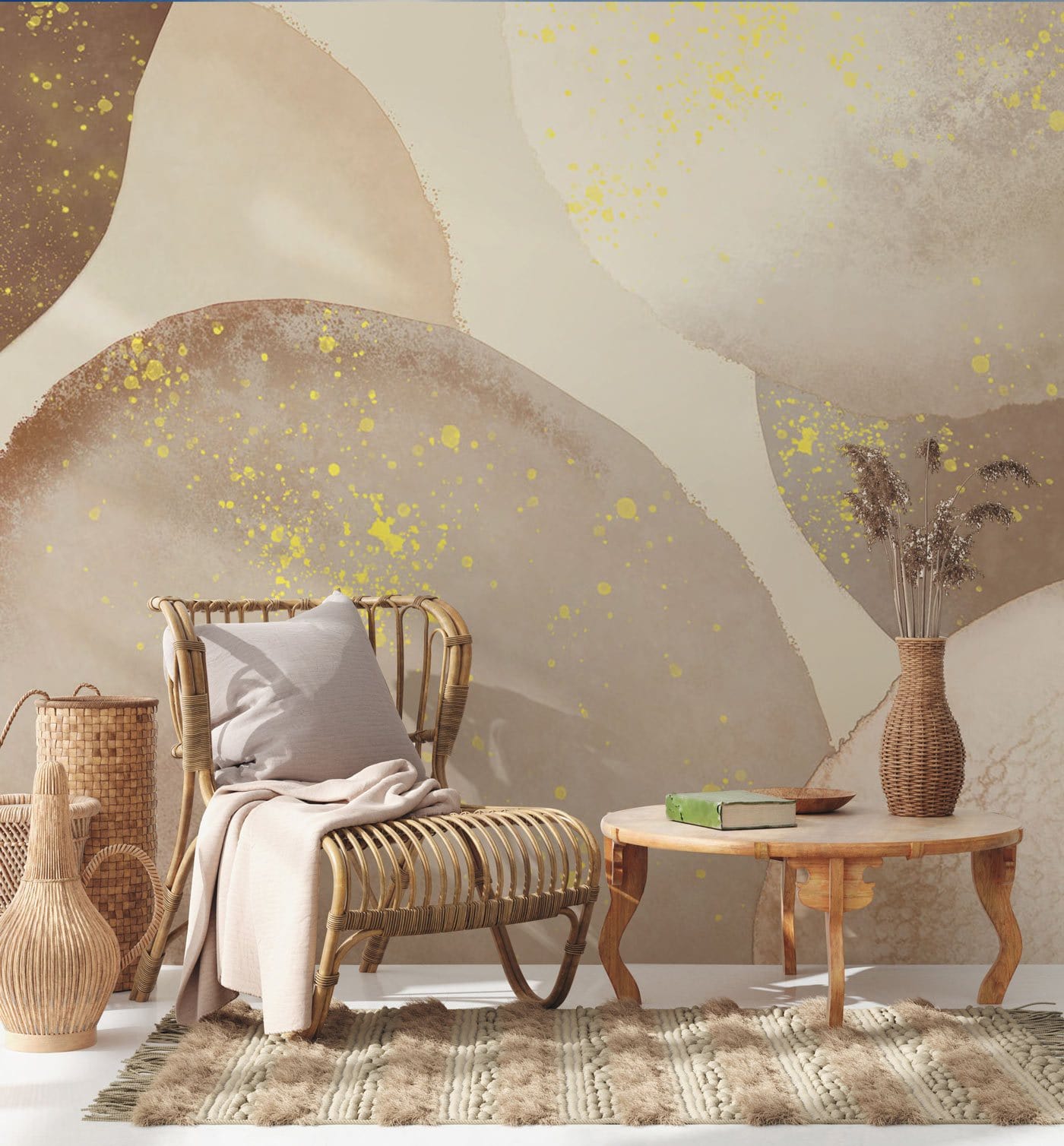 Papier peint mural de ballons à l’aquarelle - Le meilleur Papier peint panoramique Sur mesure