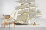 Papier peint mural Bateaux de Navigation Évasion vers l’Horizon - Vignette | Mr Papier Peint