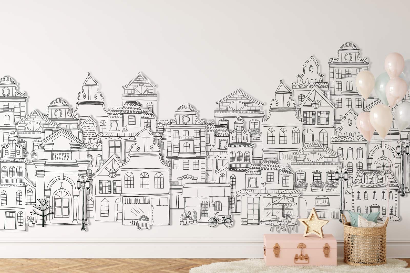 Papier peint mural de bâtiments - Le meilleur Papier peint panoramique Sur mesure