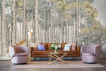 Papier peint mural Forêt de Bouleaux Sérénité et Élégance Naturelle - Vignette | Mr Papier Peint